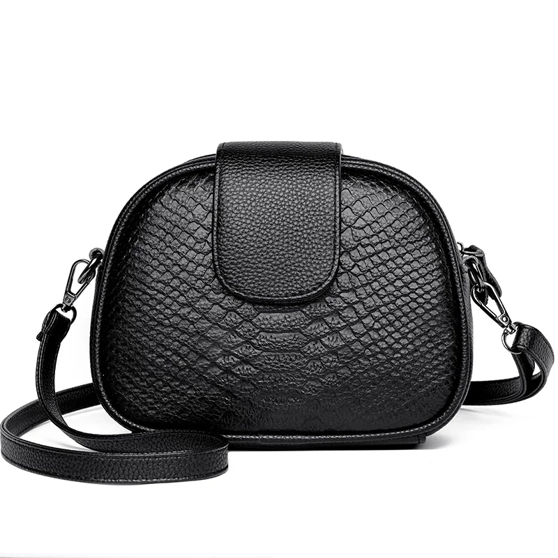 Small Cowhide Handbag Genuine Leather Women Messenger Bags Female Shoulder Bag Vintage Leather Bolsa Feminina