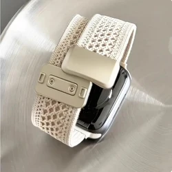 Premium Woven Nylon Magnetic Watch Band - Versatile & Stylish - S10 46 42 - 44 - 45 - 49 (A)