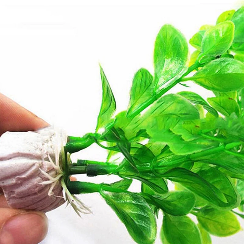 Title 4, Simulation Artificial Plants Aquarium Decor Pla...