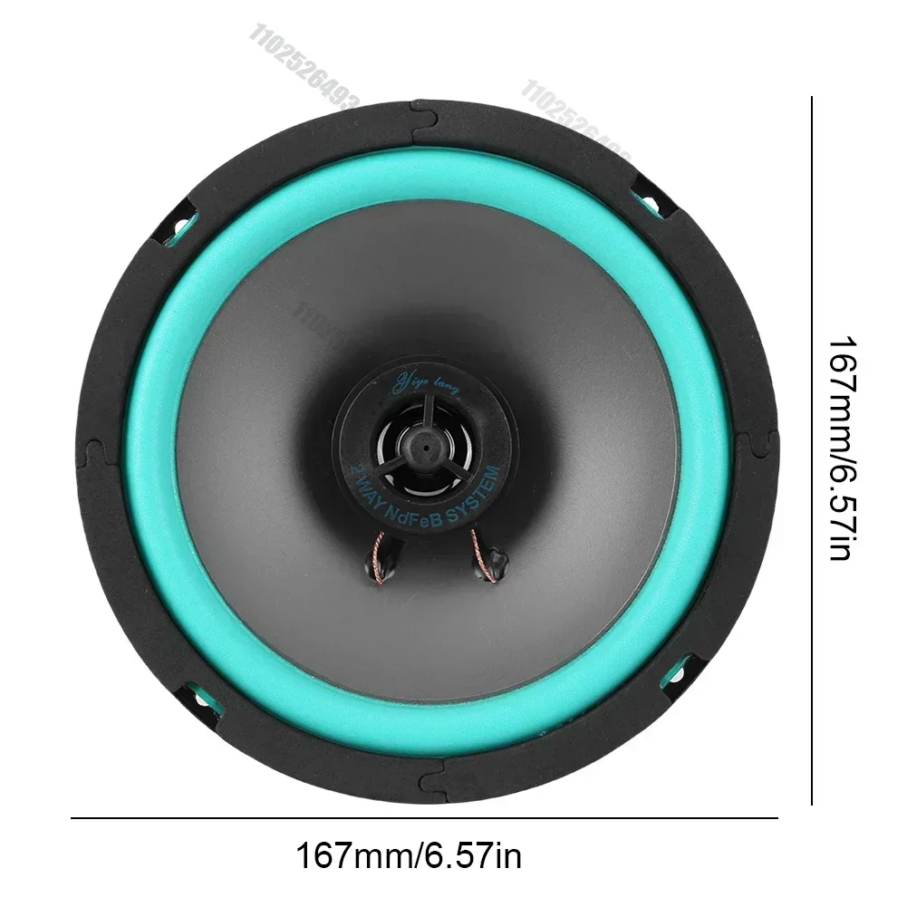 4/5/6 Inch Car Coaxial Speakers HiFi Car Door Subwoofer Universal Automotive Audio Music Full Range Truck Stereo Speaker