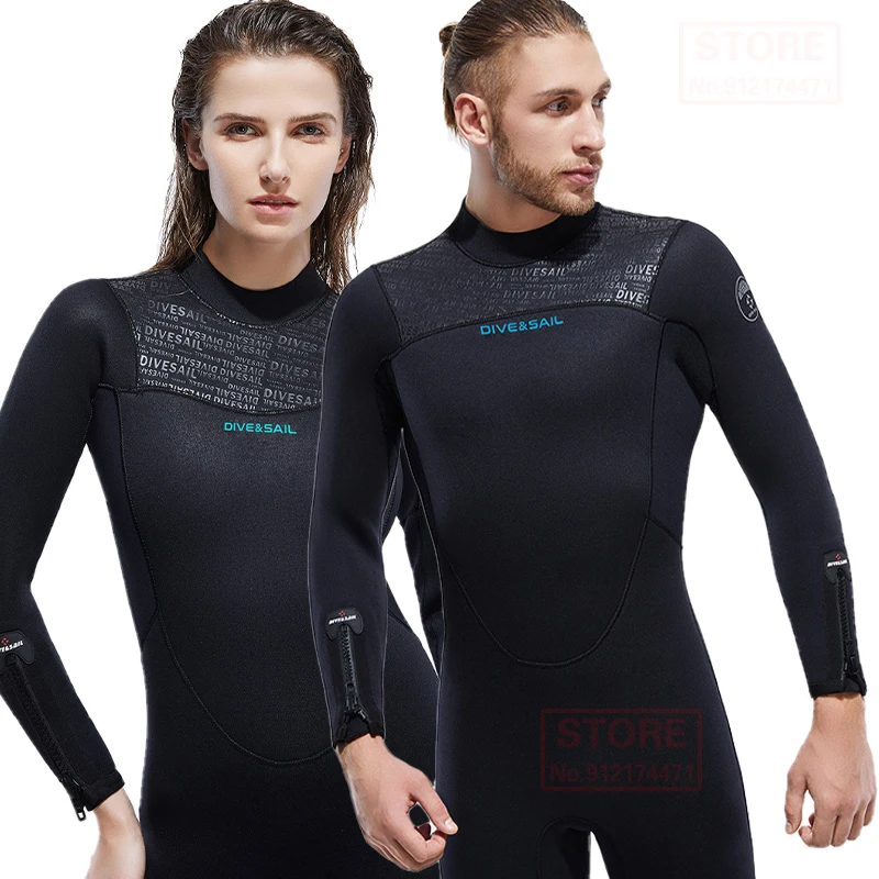 Premium 3MM/5MM Neoprene Wetsuit Men Women for Deep Scuba Diving Snorkeling  Thickened Warm Wetsuit Swimming Kayaking Surf Suits