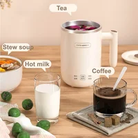400ml Electric Kettle Smart Health Cup Milk/Coffee Thermos Cup Portable Travel Kettle Multi-function Stew Cook Cup Mini Teapot 2