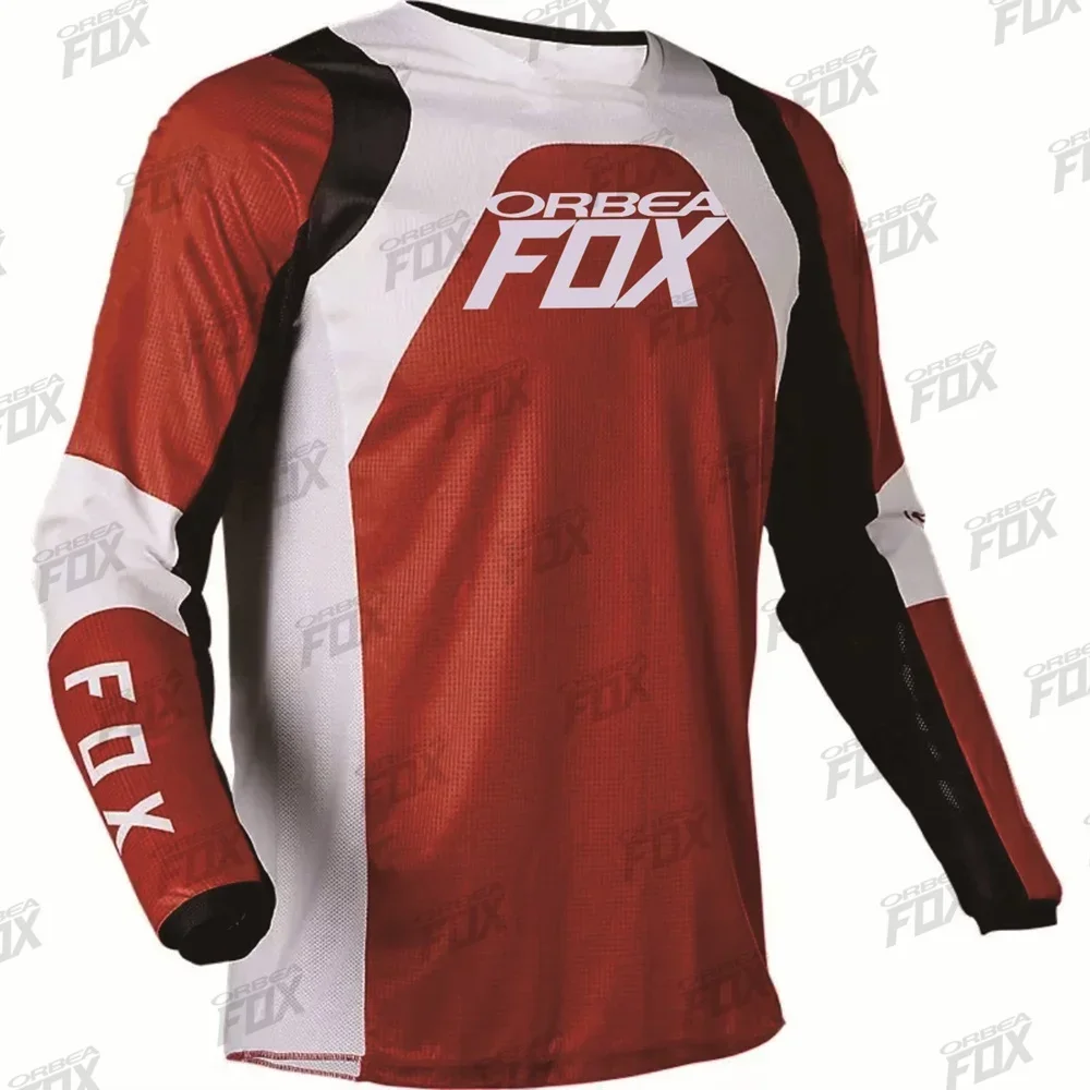 

Motocross Shirt MTB Downhill ORBEA FOX Jersey Enduro Cycling Mountain DH Maillot Ciclismo Hombre Motorcycle Cycling Jersey