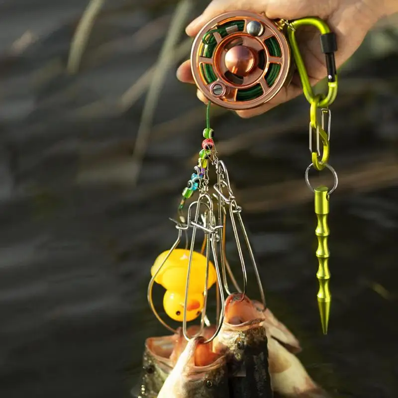 

Fishing Snaps Stainless Steel Fish Buckle Lock High-Strength Fishing Connector Fishing Tackle Kit for Saltwater Freshwater Gift