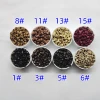 1 Bottle 4.5mm*2.5mm*3mm Silicone Micro Ring/Link/Bead Hair Extensions Tools 12 Colors Optional 3