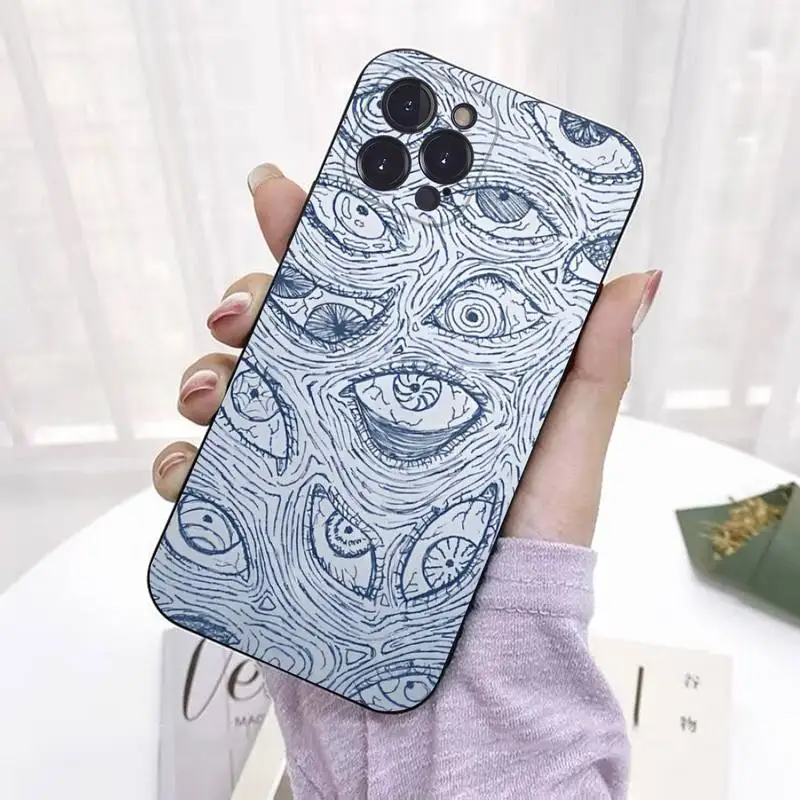 Scary Eyes Phone Case For iPhone 8 7 6 6S Plus X SE 2020 XR XS 14