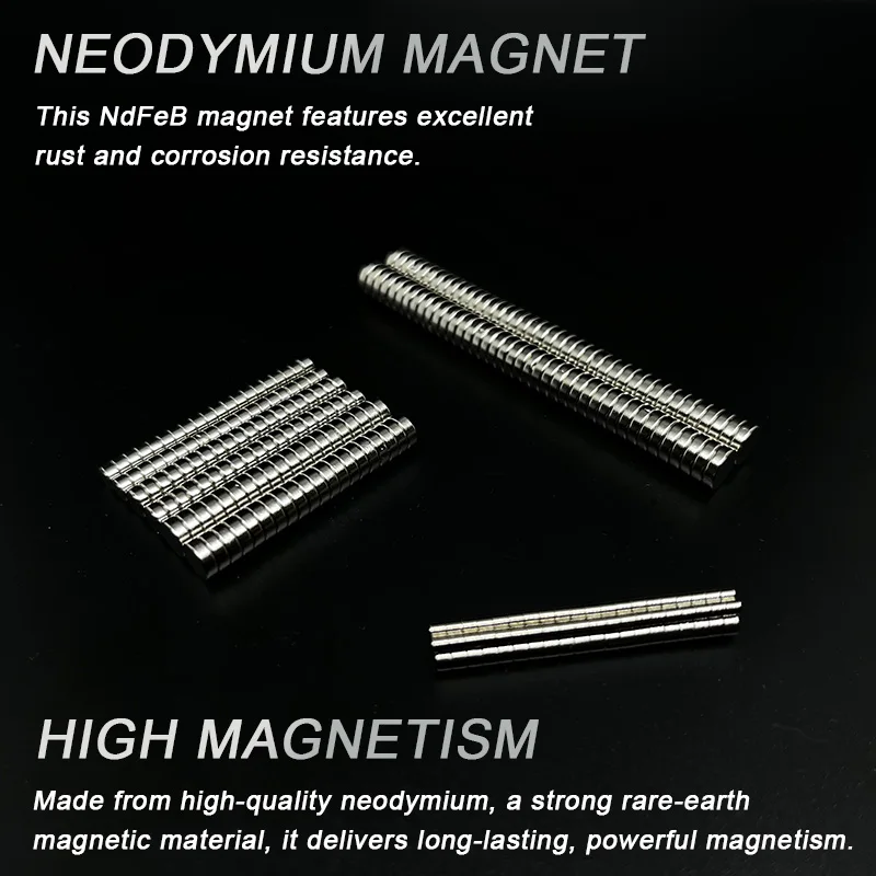 Powerful Neodymium Round Disc Magnets for Refrigerator and DIY Projects