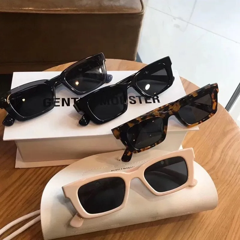 

Очки солнцезащитные женские прямоугольные, винтажные брендовые дизайнерские солнечные очки «кошачий глаз» в стиле ретро, для вождения