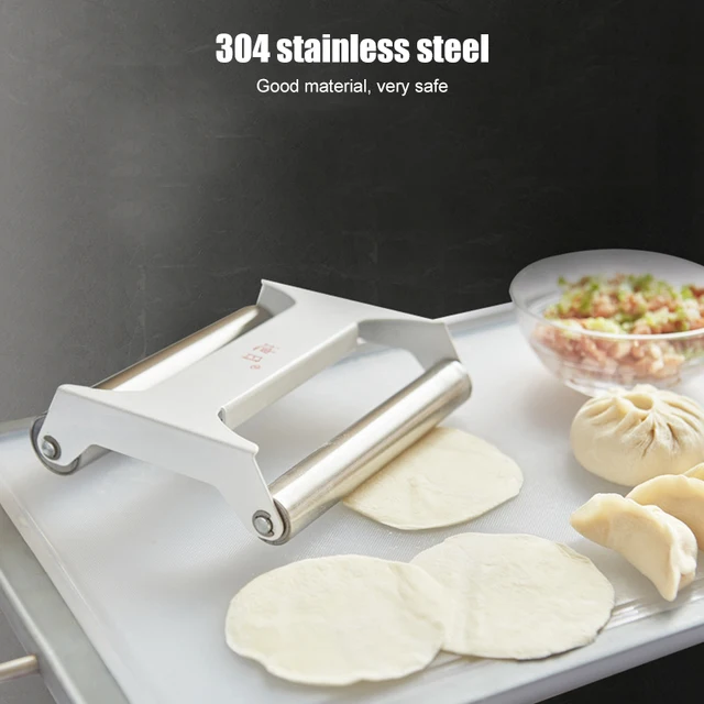 mattarello per pizza in acciaio inox lunghezza cm. 30 per pizzaiolo