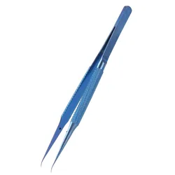 Premium Titanium Alloy Precision Tweezers with Non - slip, Non - magnetic Design and Curved Sharp Fine Tip - Curved Tip