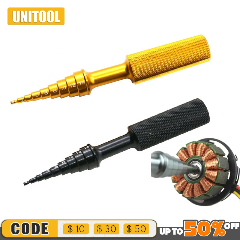 

1pcs 2-14mm Bearing disassemble tools Car bearing puller installer model airplane repair Bearing inner hole push Hand Tool