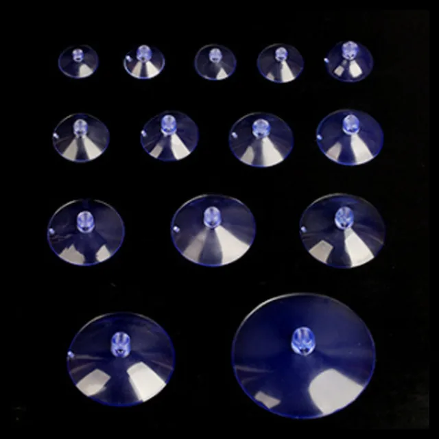 10 db Dia25-80 Mm Tiszta Szívópoharak Pvc Gombafej Balek Erős Vákuumhorgok Ablak Dekorációhoz Esküvői Autó Függő Játékok - Image 2