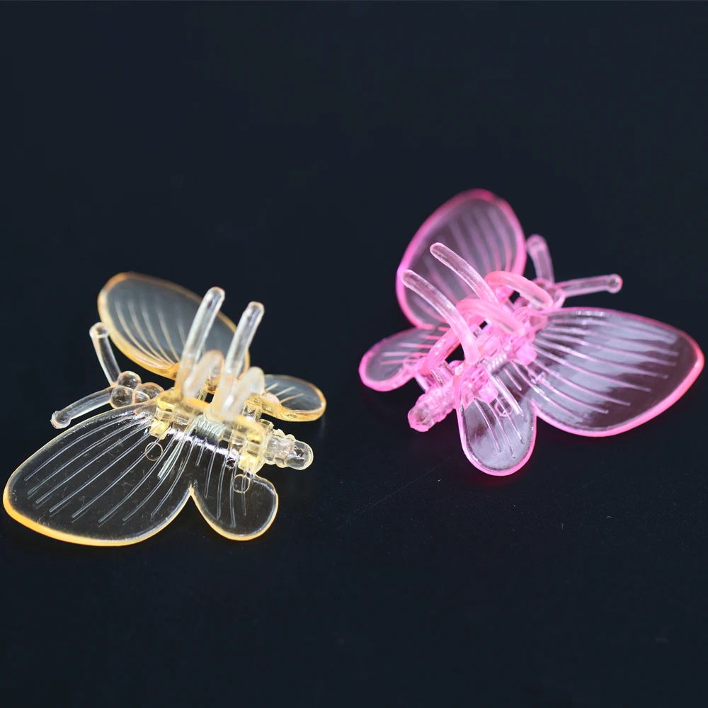 Orchid Clips Butterfly Clamps 10-800PCS plastic plant clips,plastic plant supports,plant clips,plant climbing support,plant stem support,plant support connector,plant support stick