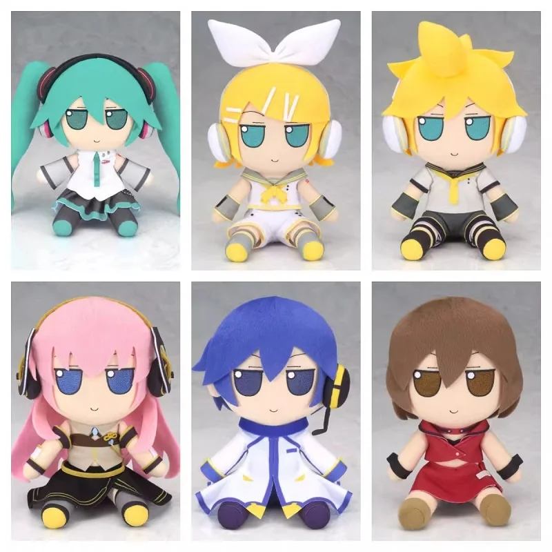 

Original Hatsune Miku Plush Toy Vocaloid Kagamine Len Kagamine Rin V4X V3 Anime Figurine Plush Toys for Gift Gift