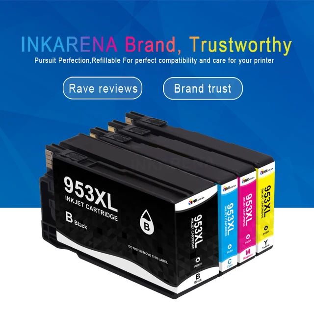 953 953XL Replacement ink cartridge For HP953 953 XL For HP OfficeJet Pro  7740 8710 8715 8720 8730 8740 8210 8216 8725 Printer - AliExpress