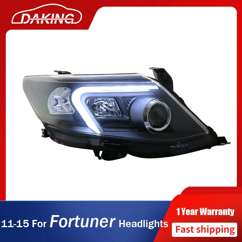 Car Styling Headlights for Toyota Fortuner 20112015 Headlights LED DRL