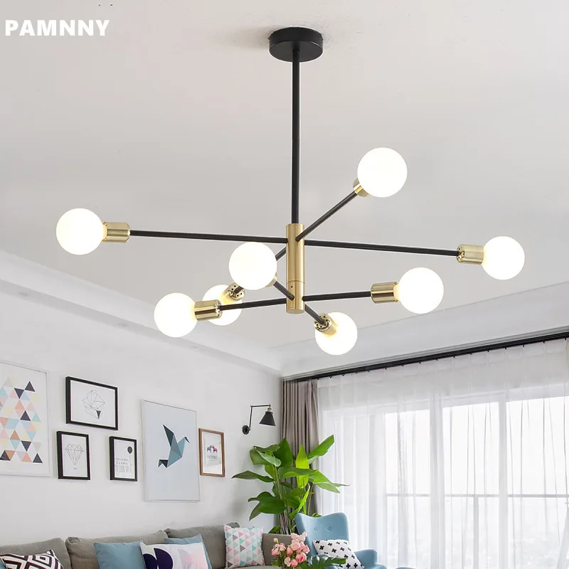 

Creative Led Modern Chandelier Lights E27 Loft Ceiling Lamps For Dining Living Room Bedroom Kitchen Furniture Indoor Lighting