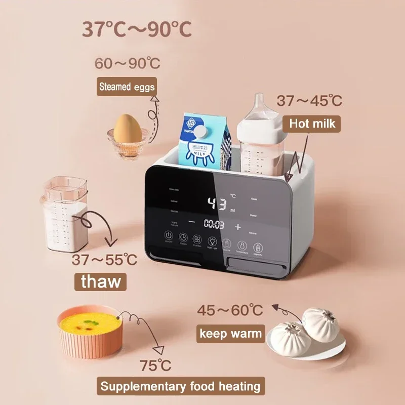Newborn Baby Feeding Bottle Warmer & Sterilizers Timer Accurate Temperature Control Food Milk Warmers Baby Accessories