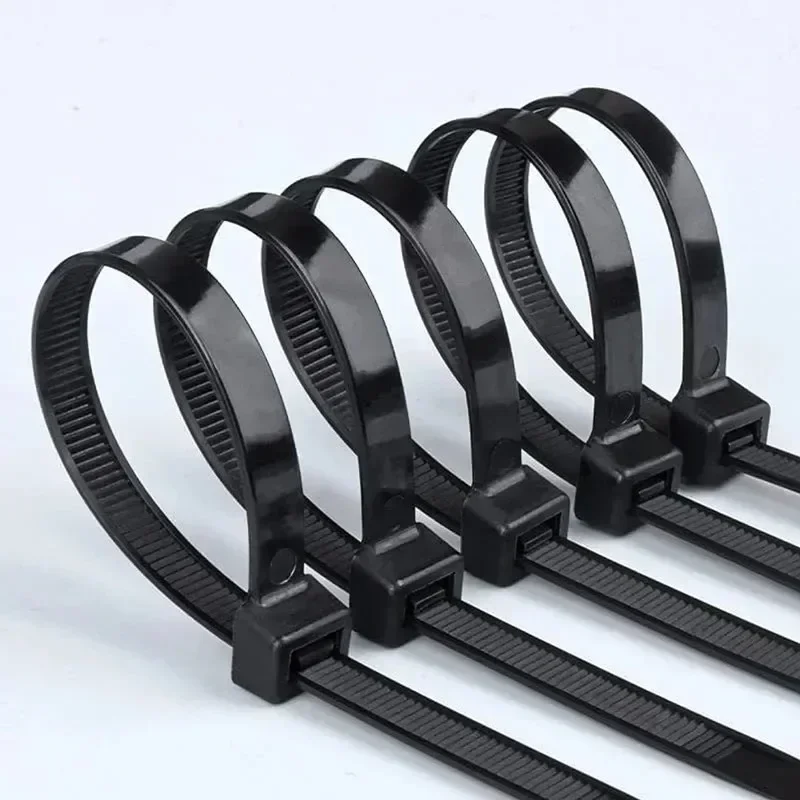 Description Picture 6 of item100/1000Pcs Wholesale Plastic Nylon Cable Ties Self-locking Cord Straps Adjustable Cable Fastening Loop Home Office Wire Zip Tie