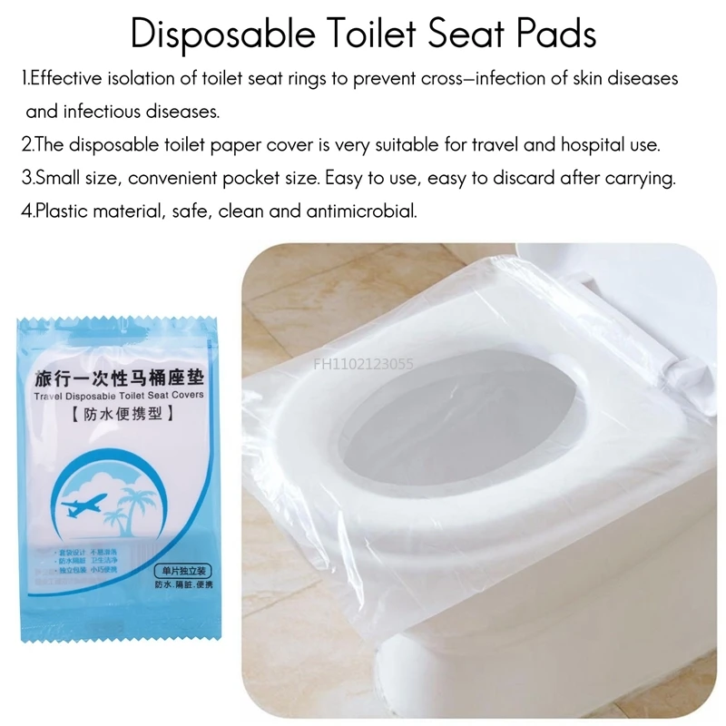 10/30/50pcs Disposable Toilet Seat Cushion Toilet Seat Cushion Clean and Hygienic Public Bathroom Travel Disposable Toilet Cover