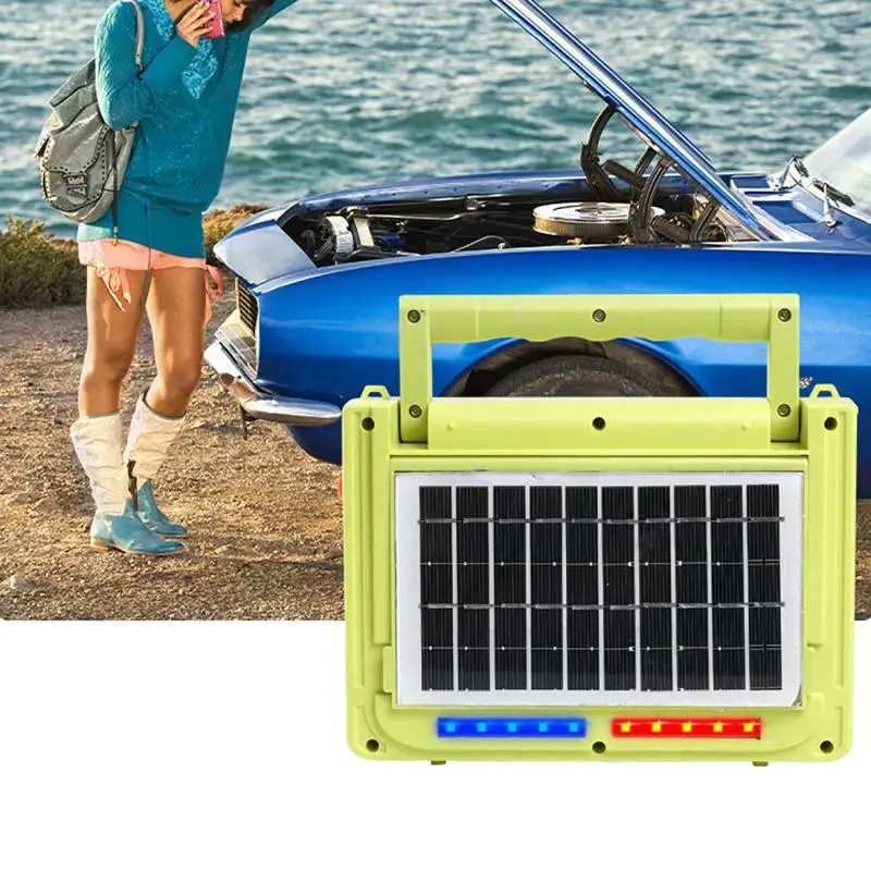 Caricatore Usb Portatile Della Lampada Di Energia Del Pannello Solare Portatile Del Sistema Del Generatore Di Energia Della Luce Di Energia Solare Con