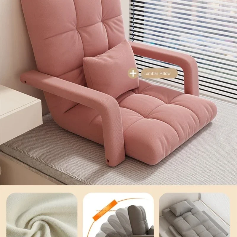 Lazy Sofa Bedroom Can Lie Or Sleep Small Sofa With Bay Window Tatami Bed Back Chair Folding Recliner Seat Cushion Hot New