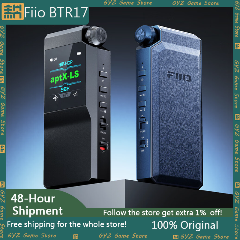 FiiO BTR17 Bluetooth Decoding Earphone Amplifier HiFi Portable Custom AAC/SBC/aptX/aptXAdaptive/aptxLossless/atXHD/LDAC