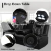 1414-e3bf8c.jpg Power Recliner Sofa Set with LED Light for Living Room Furniture,Black Leather Reclining Sofa and Loveseat Set 3 Seater Sofa