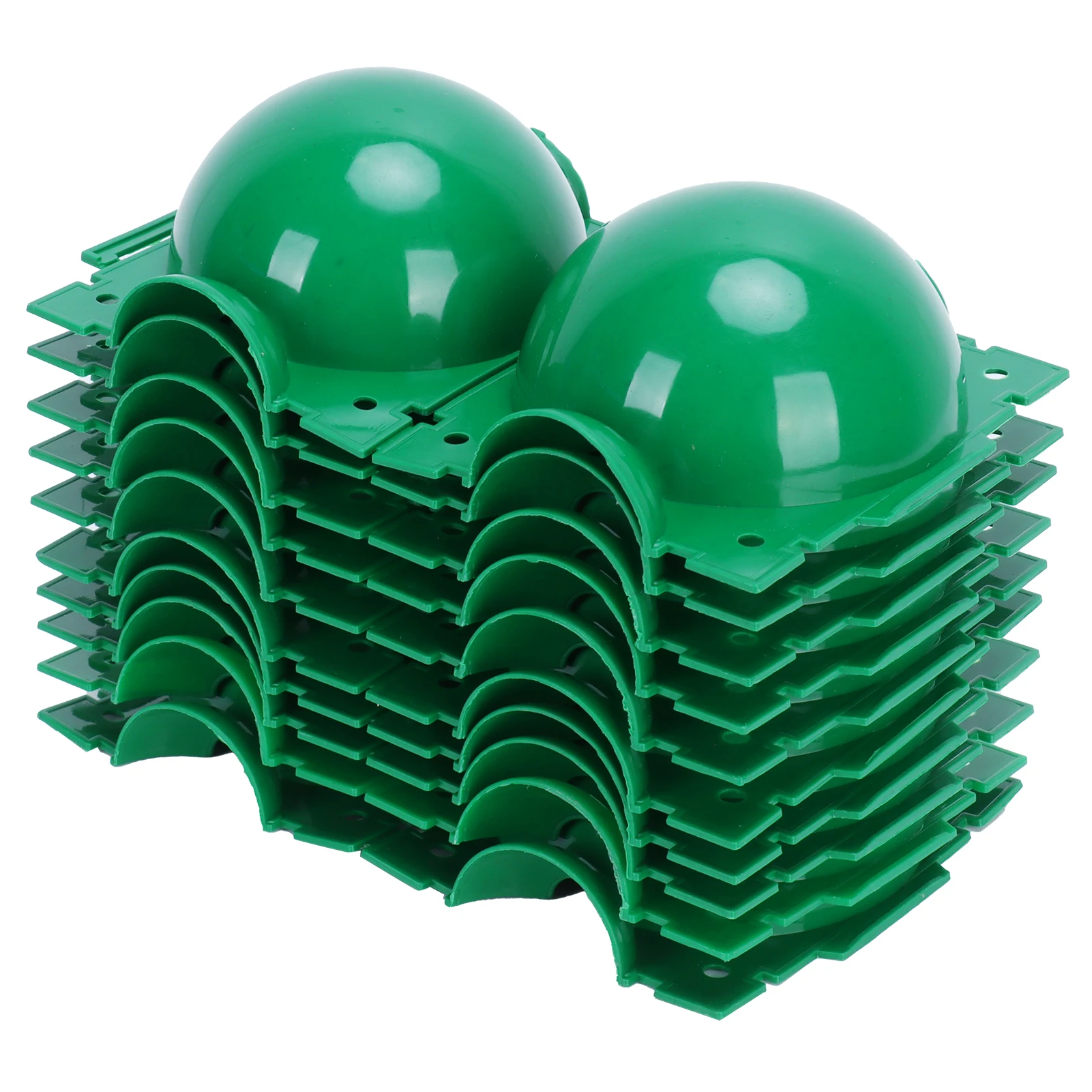 10pcs Reusable Plant Rooting Ball Plant Propagation Device High Pressure Root Growing Ball Box Plant Grafting Pots Green