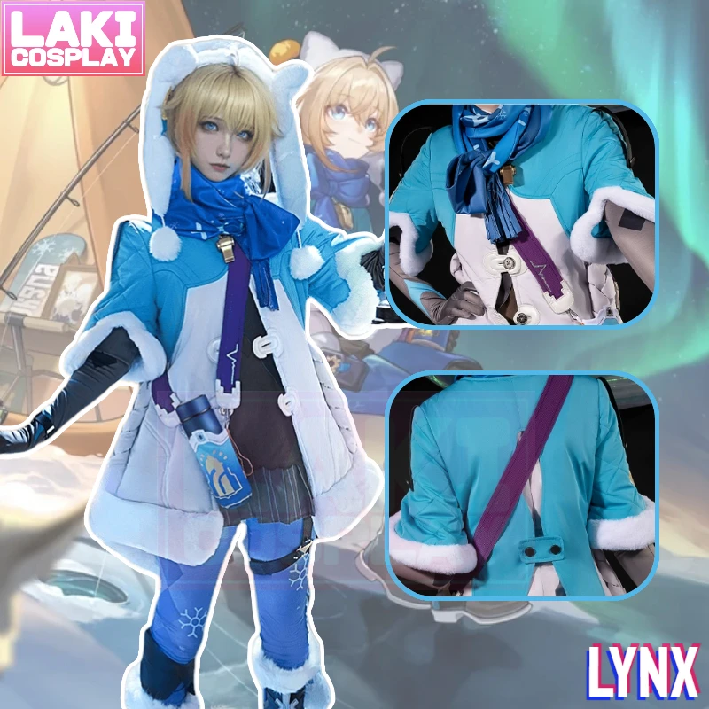 

Game Honkai Star Rail Lynx Cosplay Costume Star Rail Landau Cosplay Lynx Costume Cute Halloween Carnival Role Lynx Cospaly Wig