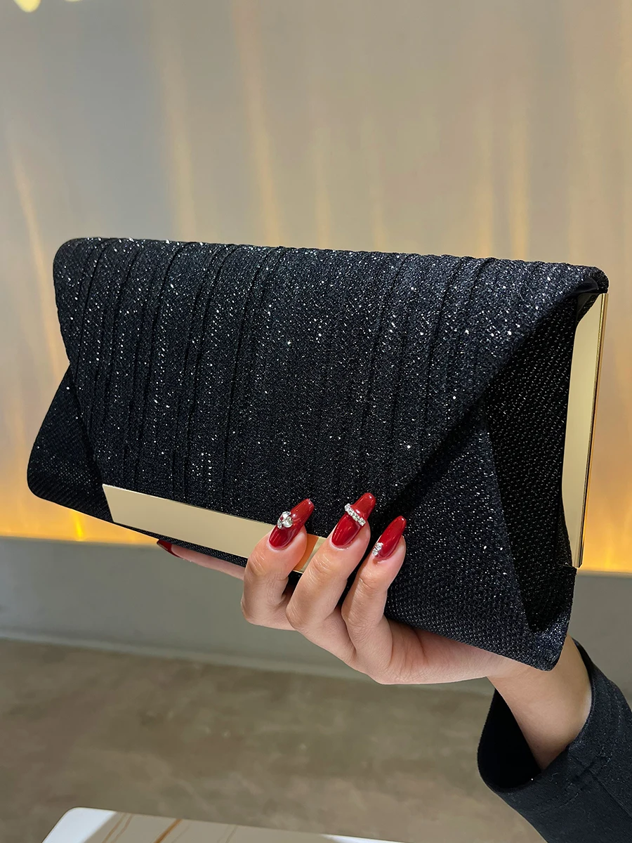 Sac à main paillettes de mode Pochette brillante et élégante