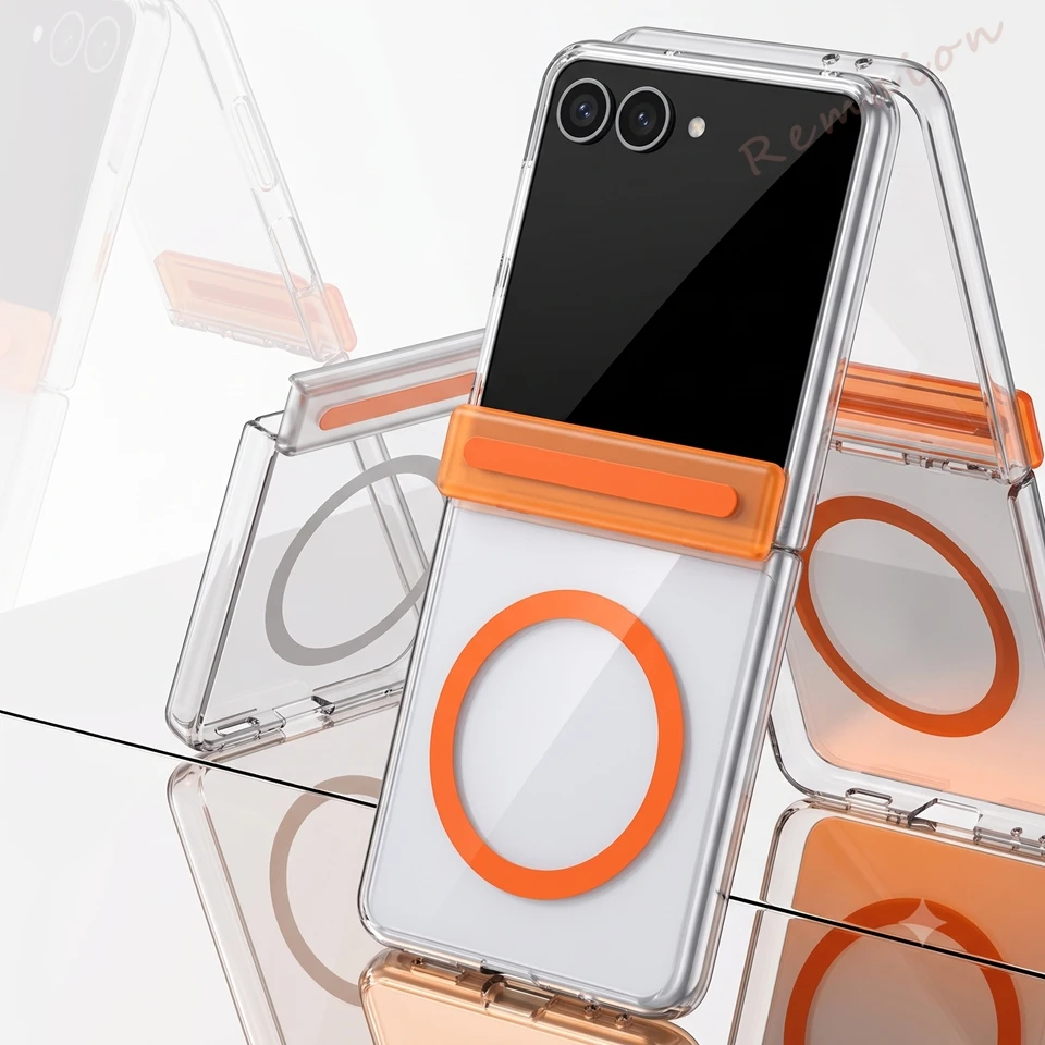 Transparent Magnetic Matte Shockproof Phone Case with Magsafe Compatibility