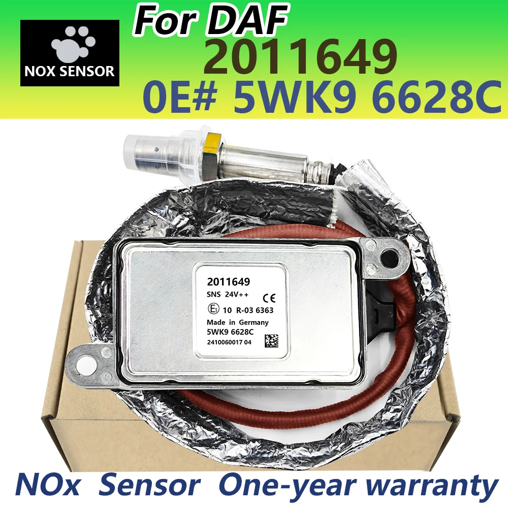 5WK96628C 2011649 정품 새 질소산화물 센서 Nox 센서 24V 배기 시스템 가스 DAF 트럭 CF75 CF85 ...