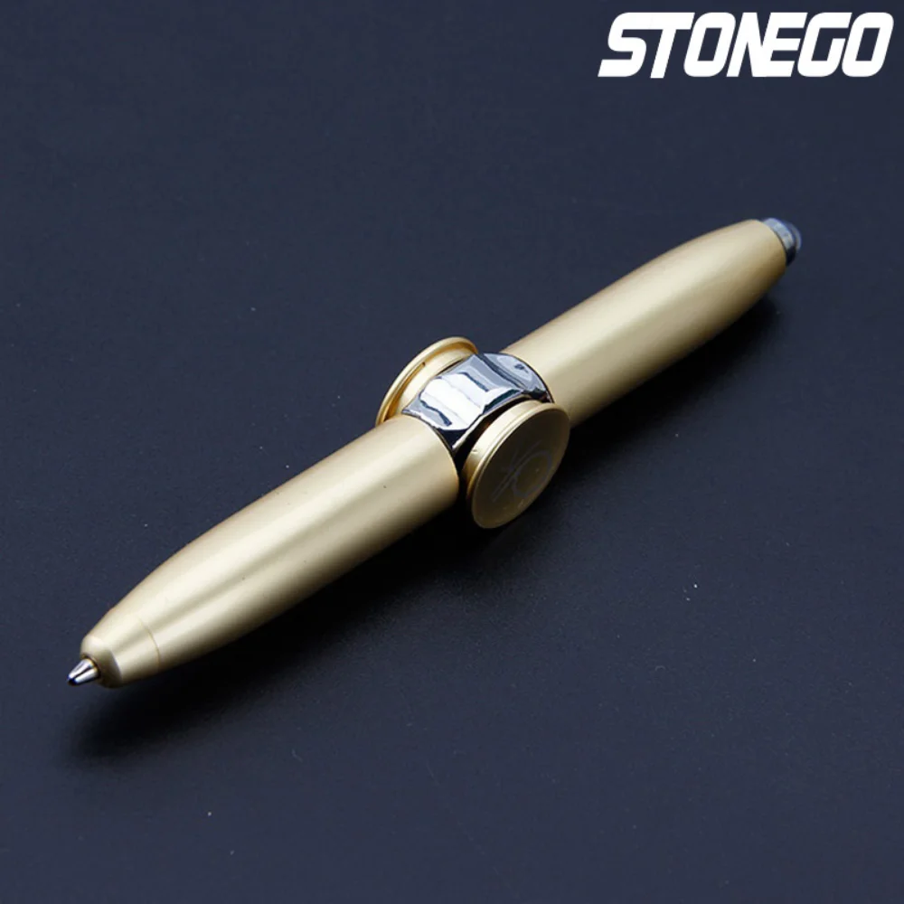 STONEGO LED Spinner Pen – Fidget Gyroscope Writing Pen 13 S087dd9ff67d340e593fda841ef5b485eX