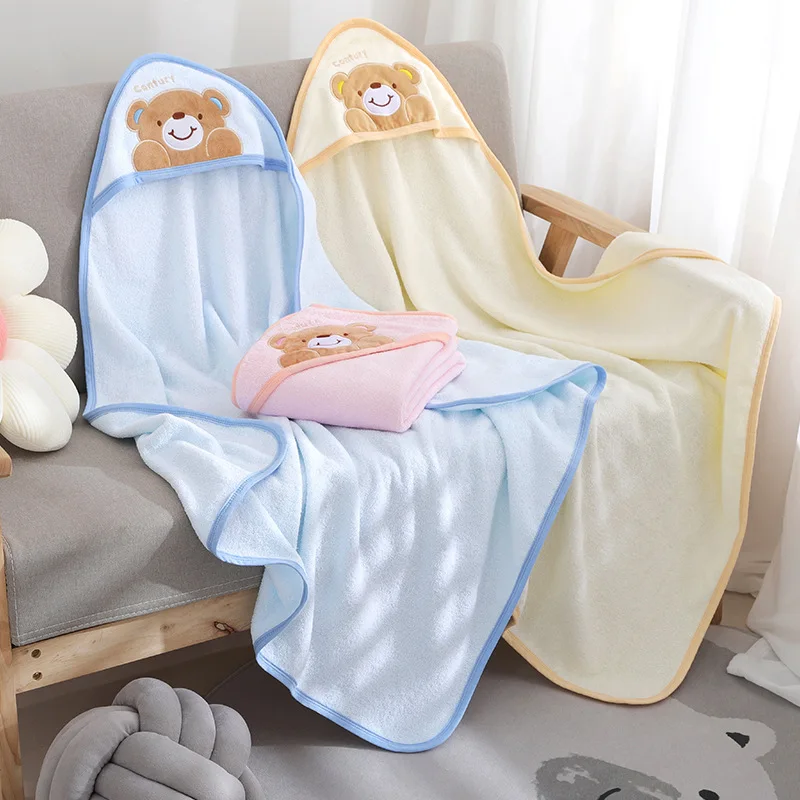 

Baby Bath Towel Baby Towel Newborn with Hood Cartoon Coral Fleece Infant Towels Blanket Newborn Baby Bathrobe Infant Babys Stuff