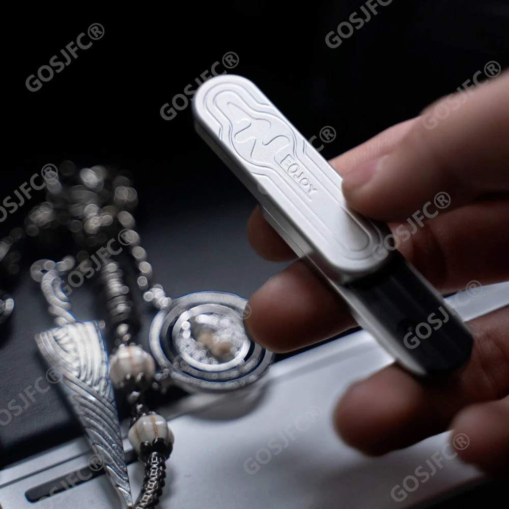 네오조이 EDC 스파이시 글루텐 피젯 슬라이더 스트레스 해소 장난감 PEI 스테인리스 스틸 푸시 슬라이더 오리지널 디자인 불안 완화 기기
