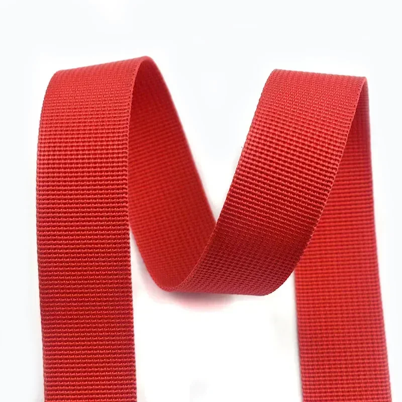 Durable Nylon Webbing Strap for Sewing and DIY Accessories, 5 Meters, 20-50mm Width