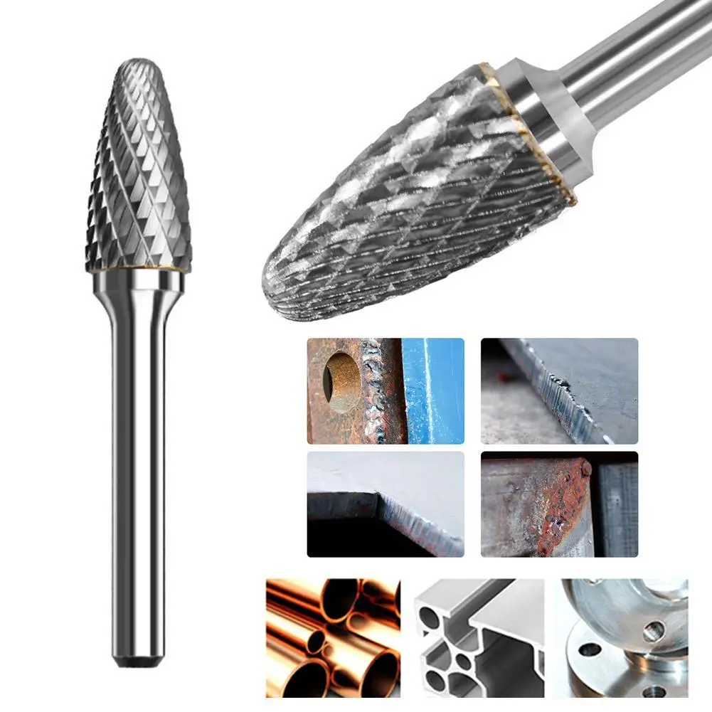 

6 мм FX1225M06 головка из карбида вольфрама роторные напильники сверла фрезеровка Резьба Инструменты Точечные сверла шлифовальный станок абразивный для металла