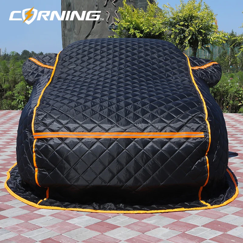 Car Cover Waterproof Outdoor Winter Car Covers Cotton Thickened
