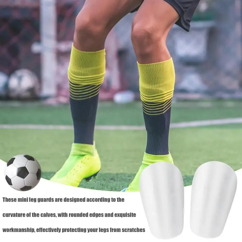 Football Shin Guards 2Pcs Mini Leg Guards Shockproof For Kids Protective Portable EVA Foam Football Protection Accessories For