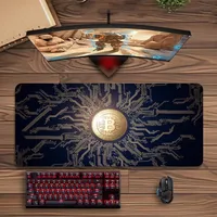 Bitcoin Mousepads Monster Large Mouse Mat Big Desk Pad Non Slip Game Rubber Mouse Pad Big Keyboard Mats Mouse Pad 2