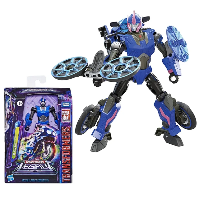 Transformers Toys Generations Legacy Deluxe Prime Universe Knock-Out Action  Figure - Kids Ages 8 and Up, 5.5-inch