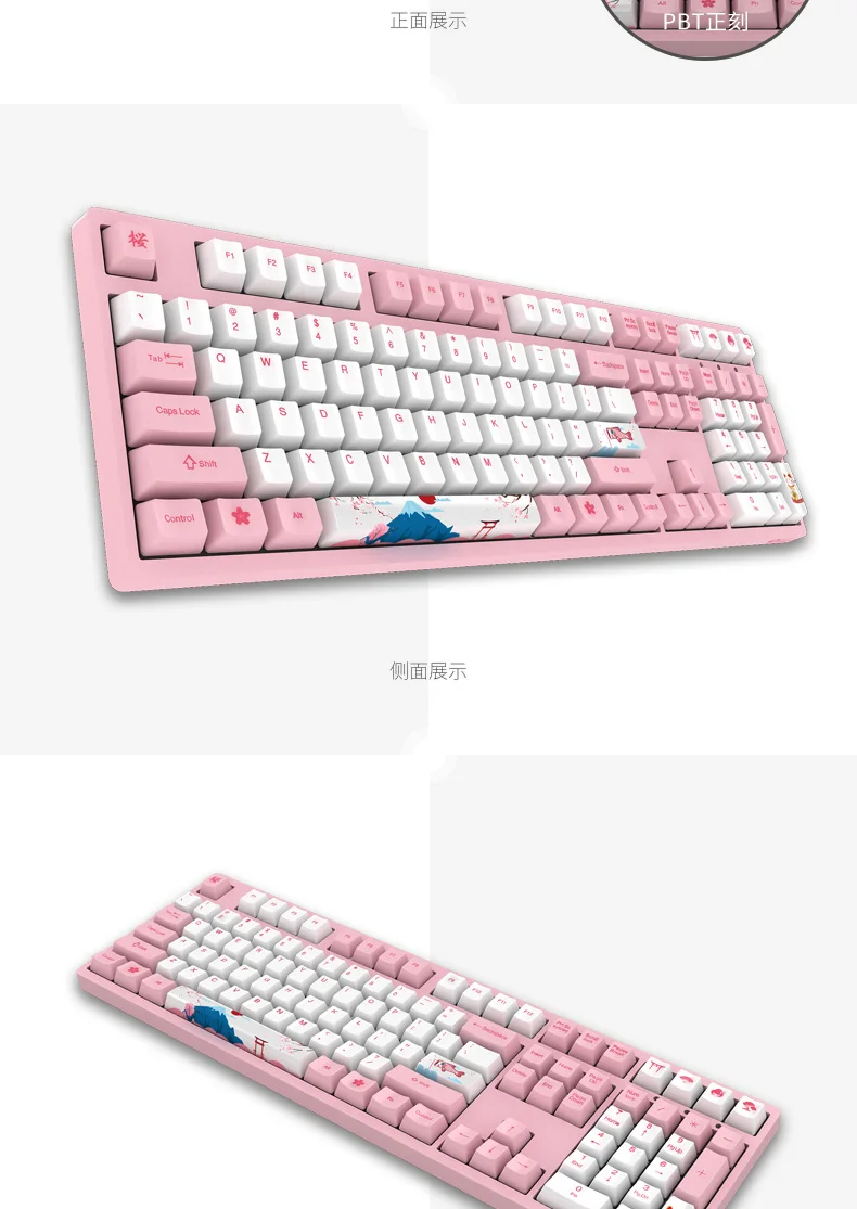 ECHOME Sakura Mechanical Keyboard 3108V2 65%Japan Mount
