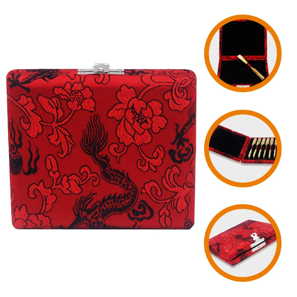 

Oboe Reed Case Accessories Wood Oboe Reed Holder Oboe Reed Storage Box Wooden Oboe Reed Box Wood Organizer Instrument