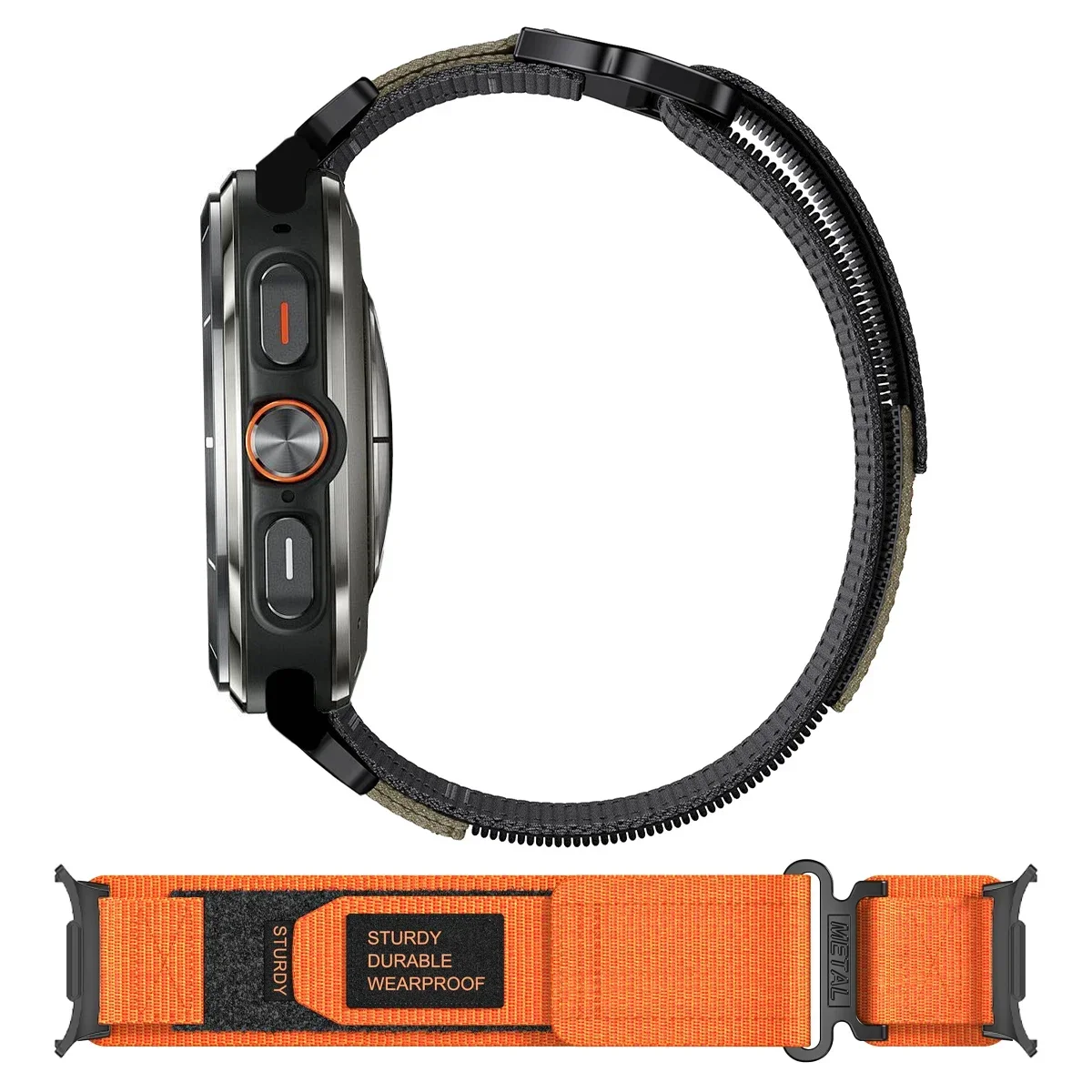 Nylon Loop Strap for Galaxy Watch Ultra - Sport Wristband Bracelet