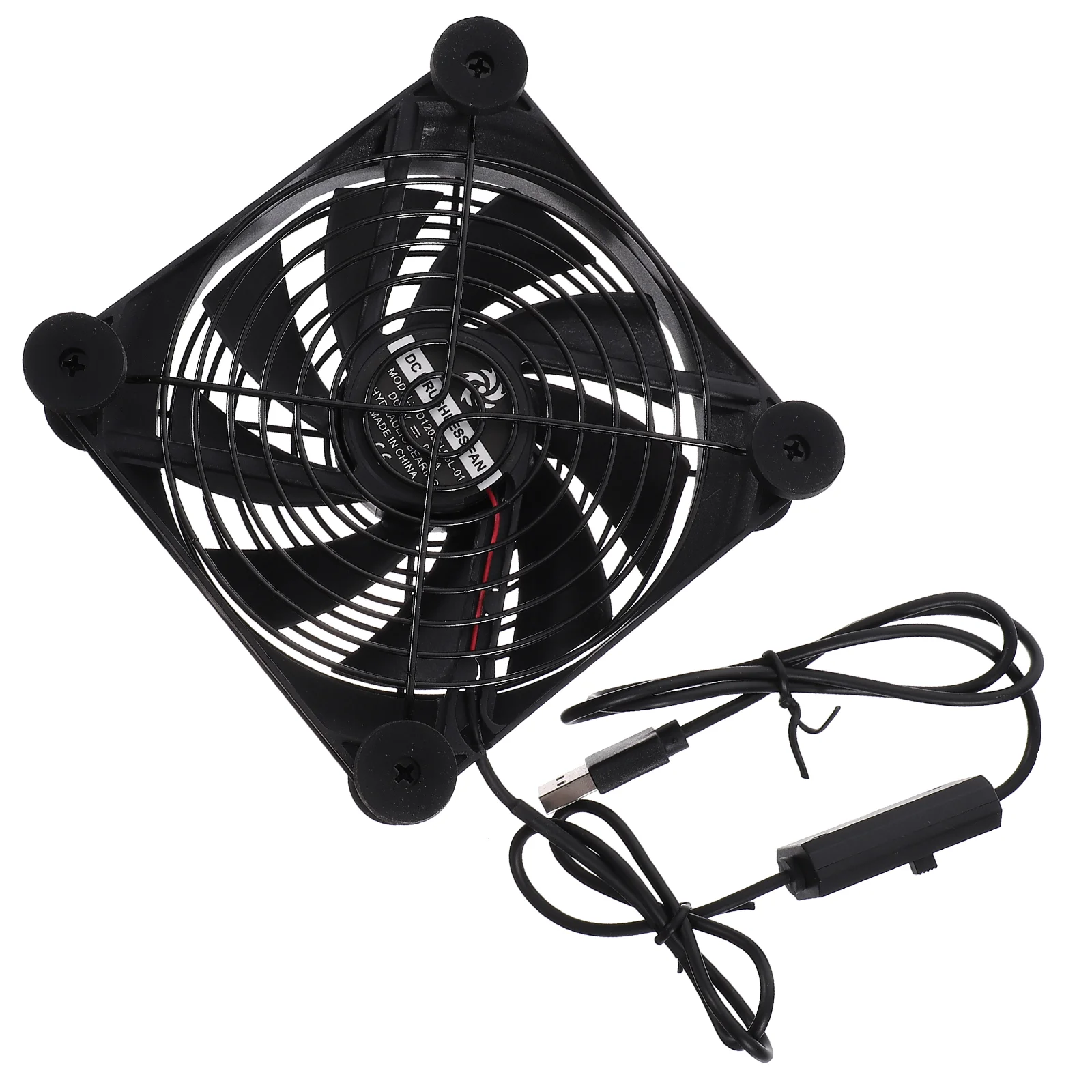 

2pcs 5V 12cm USB Chassis Cooling Fan Mute Radiator Cooler Router Set-top Box Fan (1 Fan)