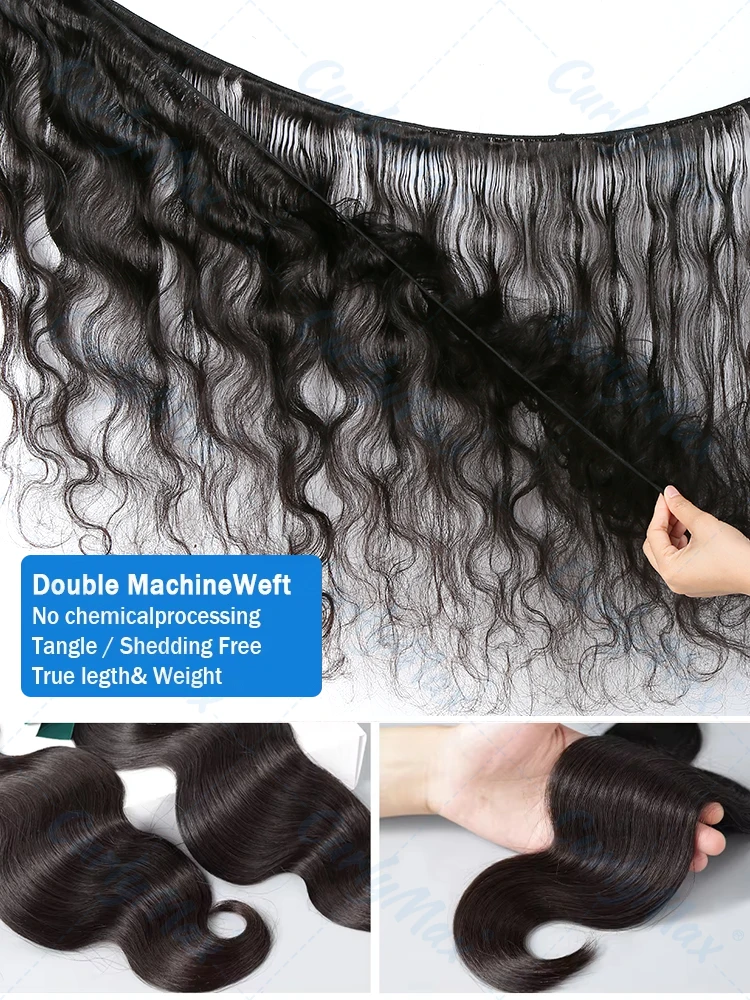 Human Hair Extensions 28 30 36 Inch Body Wave Bundles Human Hair Brazilian Remy Hair Water Wavy Weave 2 3 4 Extensions Weft