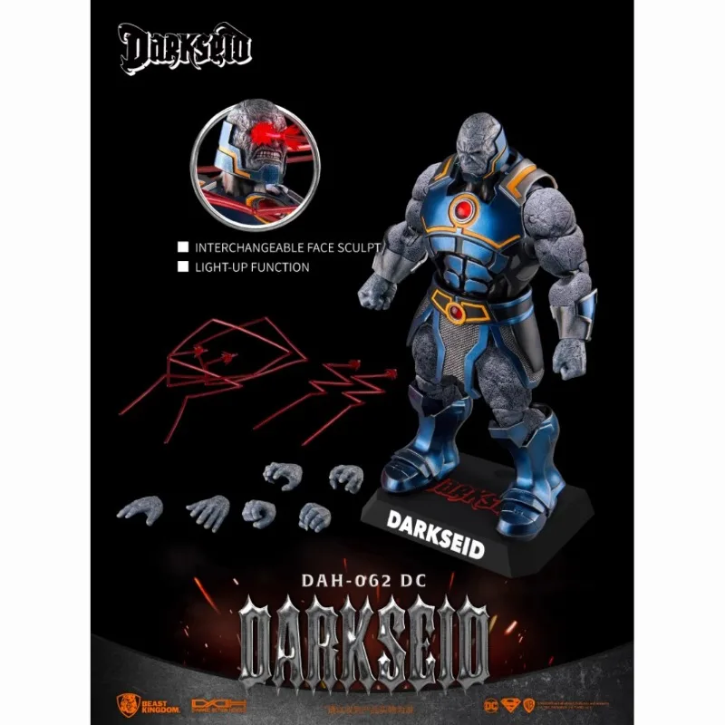 

Goods in Stock 100% Original Beast Kingdom DAH-062 DARKSEID Authentic Movie Character Model Art Collection Toy Holiday Gift