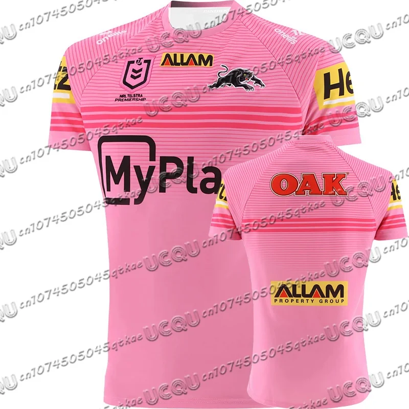 Australia Penrith Panthers Mens Home Jersey Football Jersey Short Sleeve Casual Outdoor Women's Men's Children T-shirt