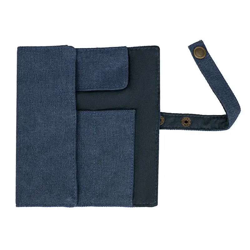 Premium Canvas Watch Band Roll Organizer with 5 Individual Slots, Portable Travel Stora... - SKU WBRO1546 - UGI Packaging